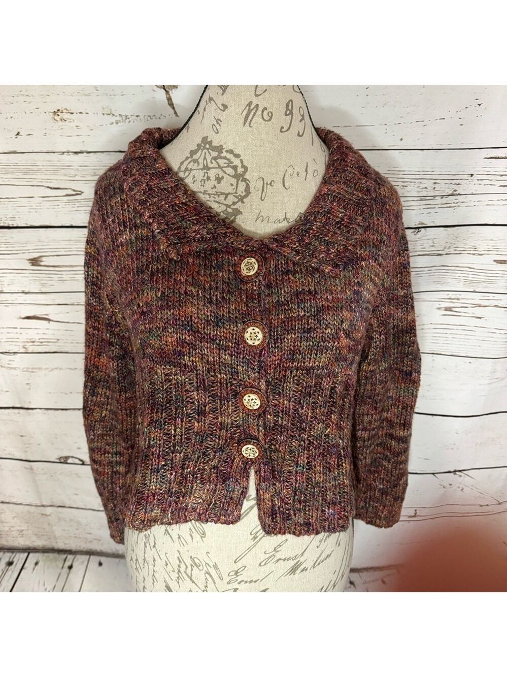 Hot-House by Viviane Bauquet Cropped Cardigan Medium